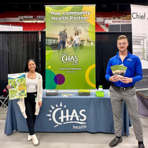 CHAS Health recruiters attended the WSU career fair this fall