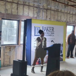 Kerra at Raze groundbreaking event