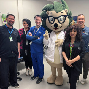 Chazzy visits North Central High School