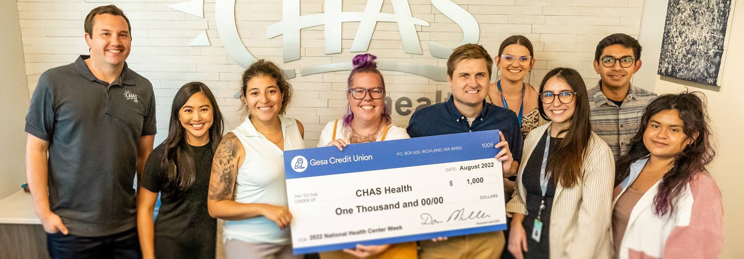 Gesa Credit Union Donation August 2022