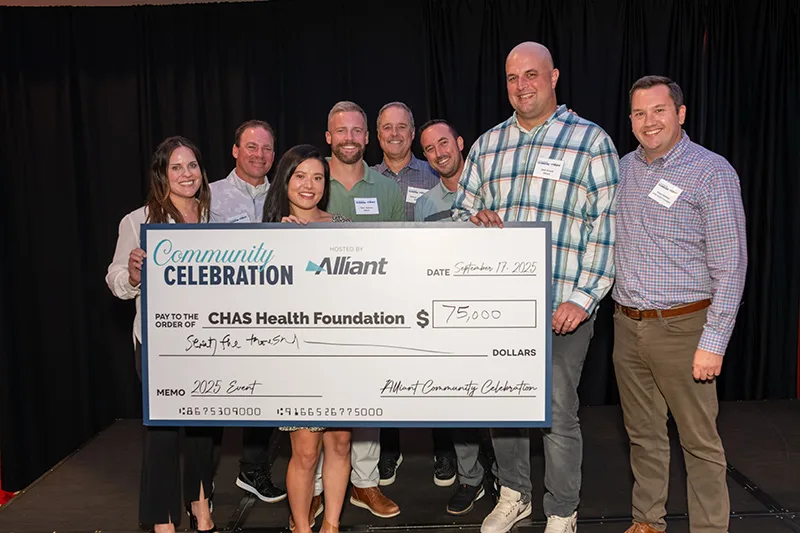 Alliant Donation to CHAS Foundation September 2025