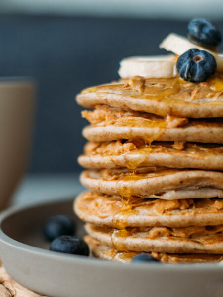 Peanut Butter Banana Pancakes