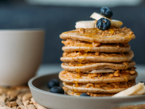 Peanut Butter Banana Pancakes
