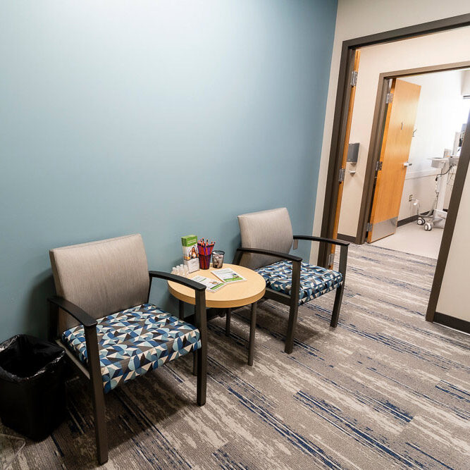 North Central High School SBHC waiting room